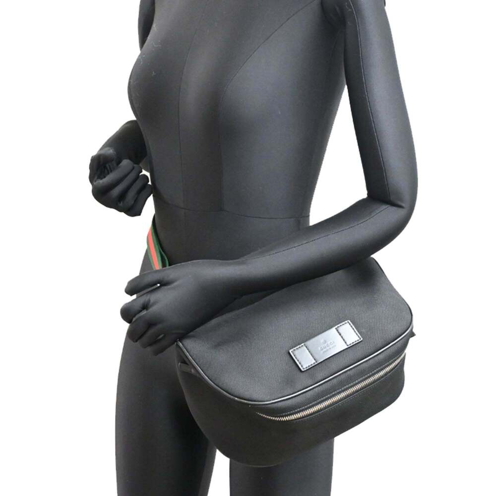 GUCCI Black Canvas Fanny Pack - Picture 9 of 10